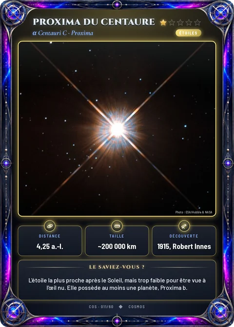 Proxima du Centaure
