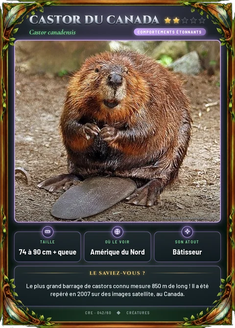 Castor du Canada