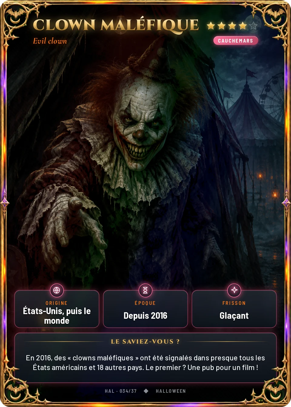 Clown maléfique