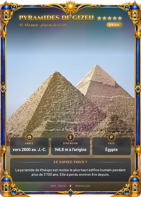 Pyramides de Gizeh