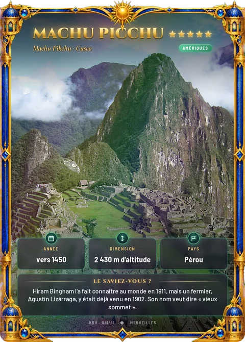 Machu Picchu