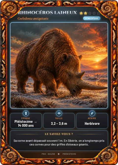 Rhinocéros laineux