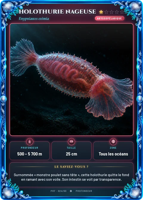 Holothurie nageuse