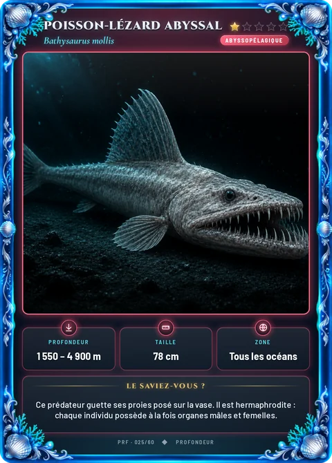 Poisson-lézard abyssal