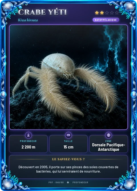 Crabe yéti