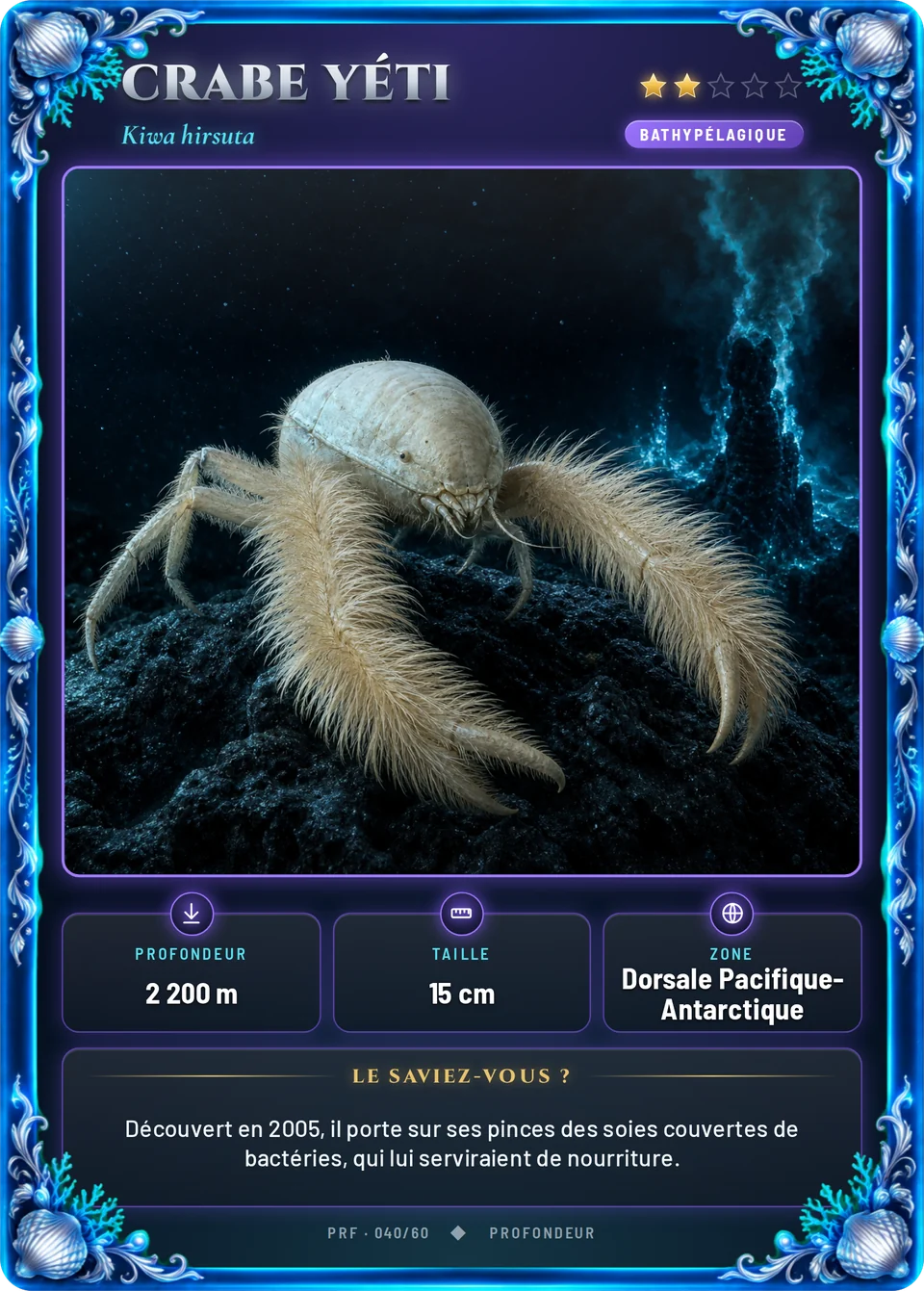 Crabe yéti