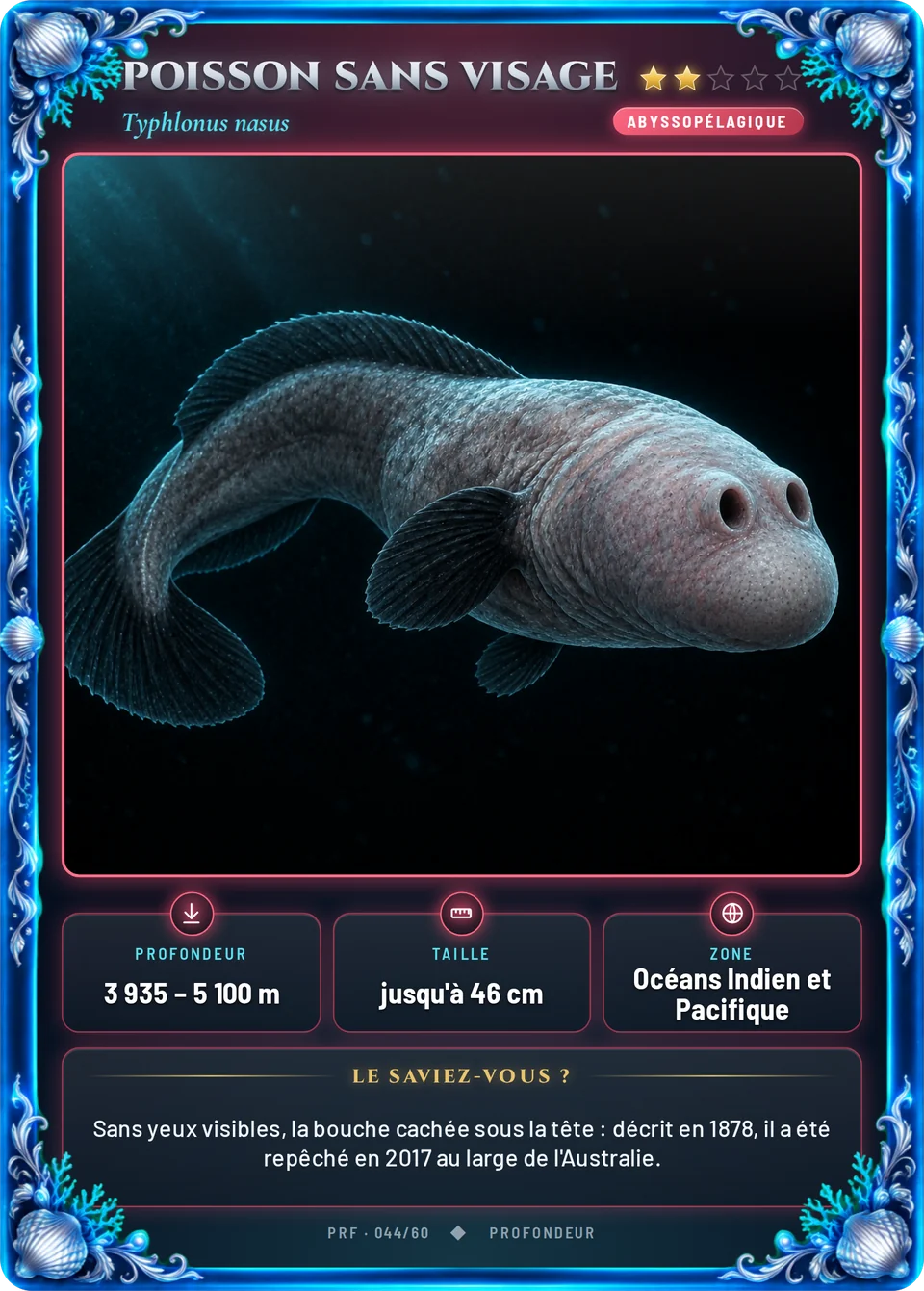 Poisson sans visage