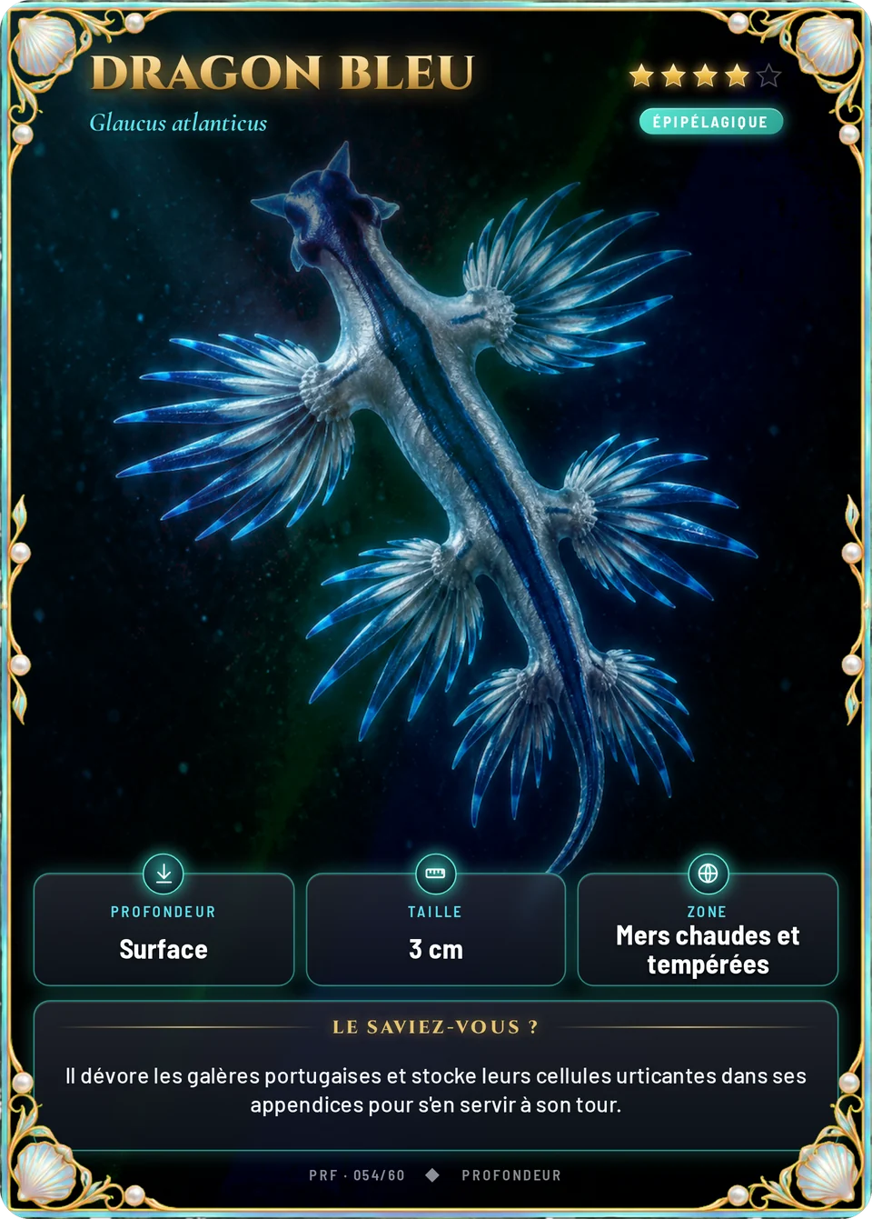 Dragon bleu